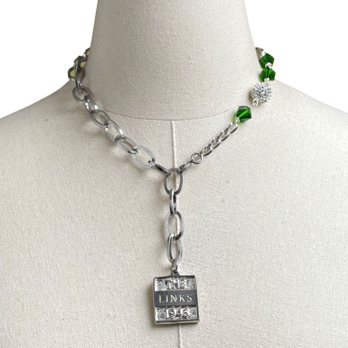Links Sell It Necklace LINKS Necklaces Cerese D, Inc. Silver  