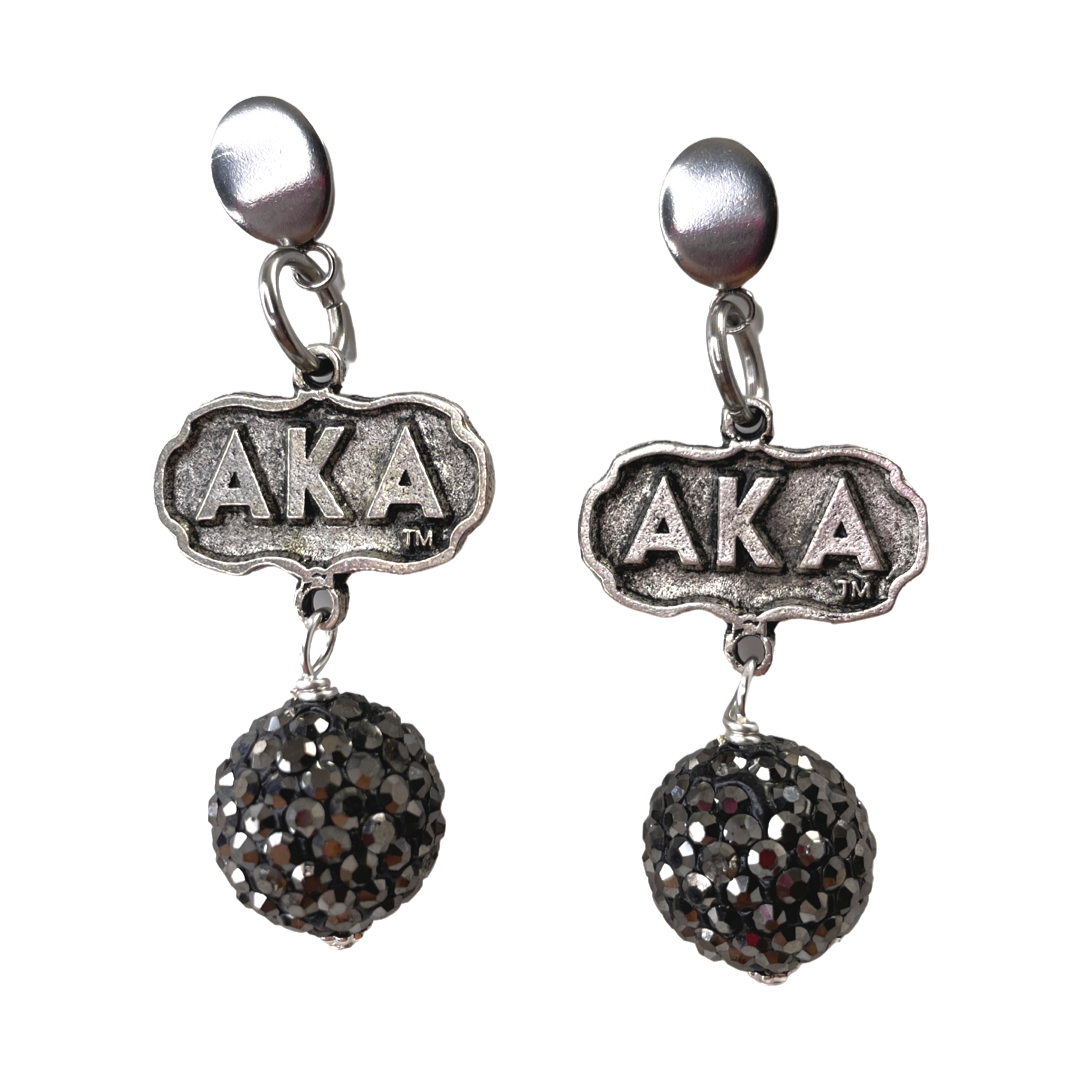 AKA Strong Earring AKA Earrings Cerese D, Inc. Jet  