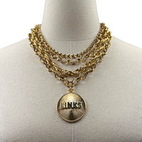 Links Classic Beat Necklace LINKS Necklaces Cerese D, Inc. Radiant Gold 
