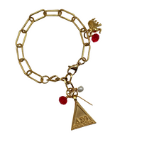 Delta Paper Place Bracelet DELTA Bracelets Cerese D Jewelry Gold  