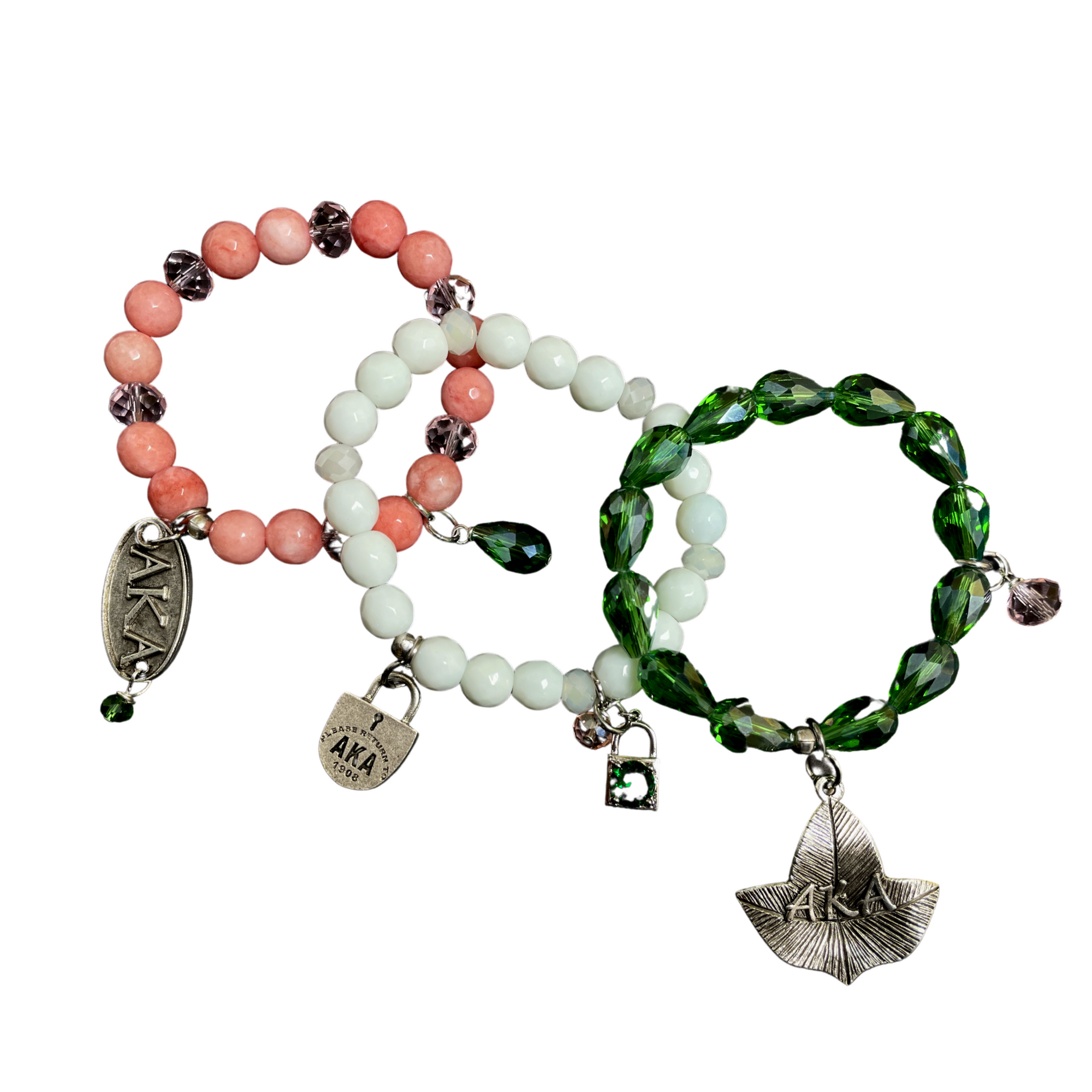 AKA Times Love Bracelets AKA Bracelets Cerese D, Inc. Silver  