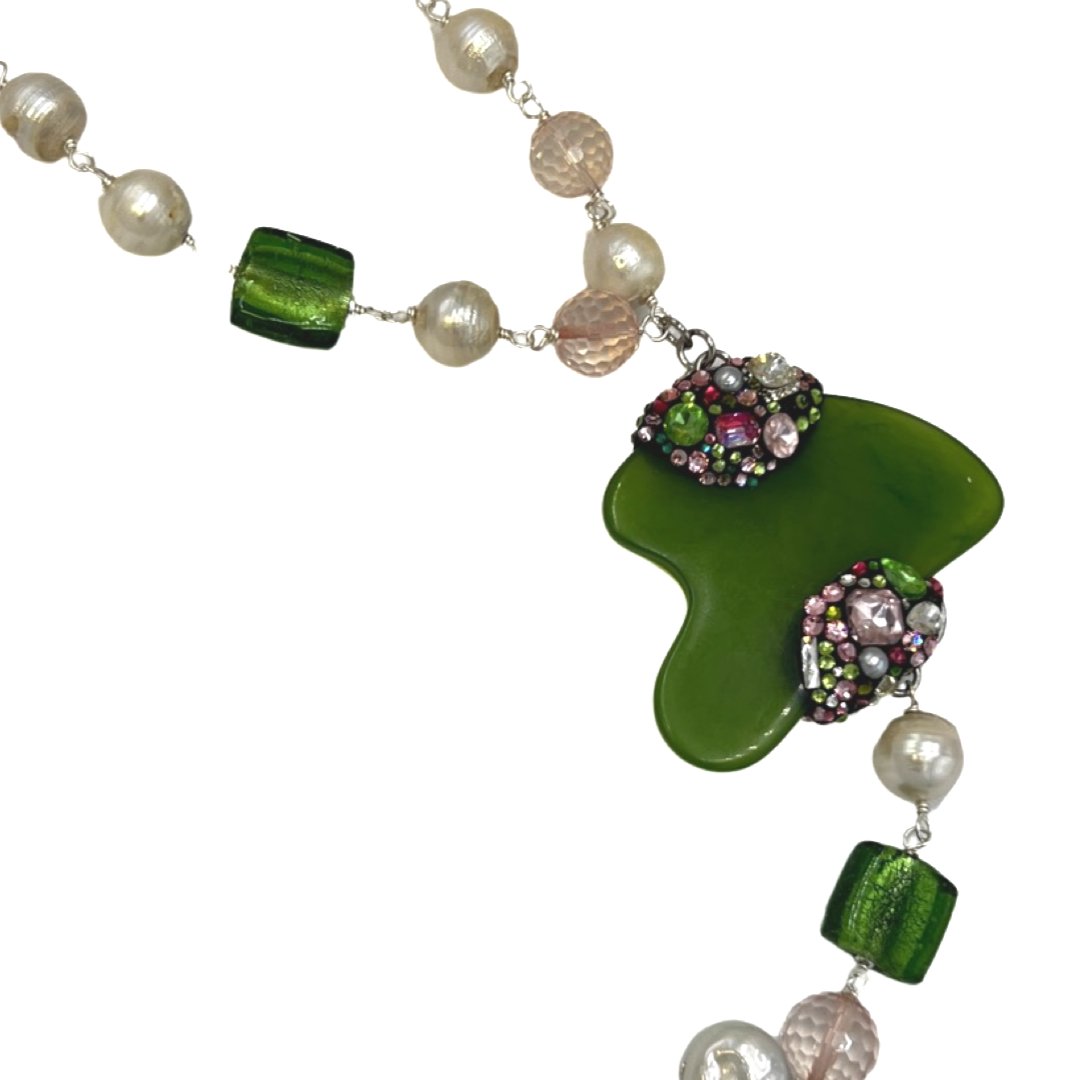 Decadent Green Necklace