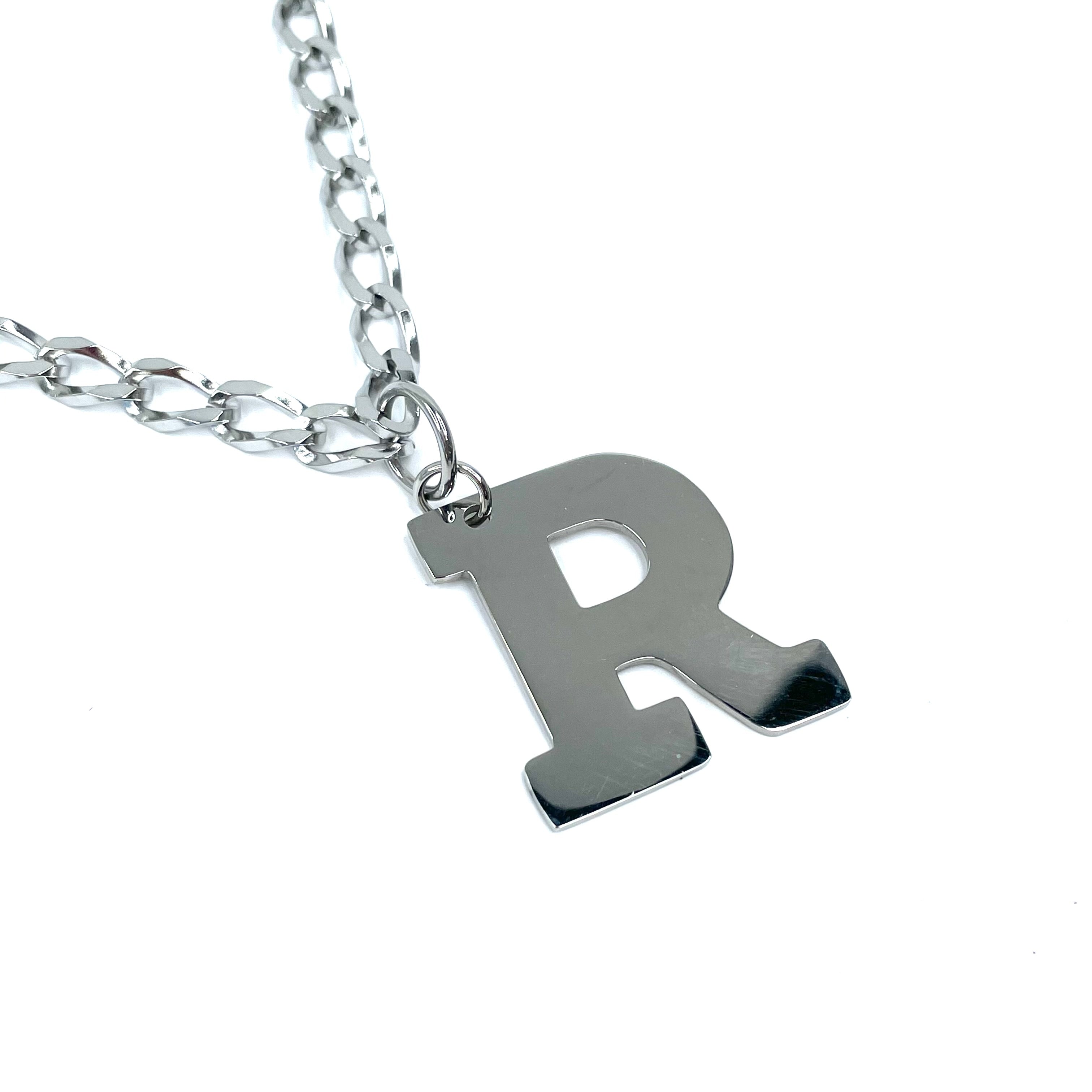 Lettering Legend Necklace Necklaces Cerese D, Inc. Silver R 