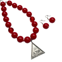 Delta Deena Necklace DELTA Necklaces Cerese D, Inc. Silver  