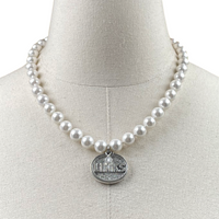 Links Classic Pearl 10 Necklace LINKS Necklaces Cerese D Jewelry Silver Oval 