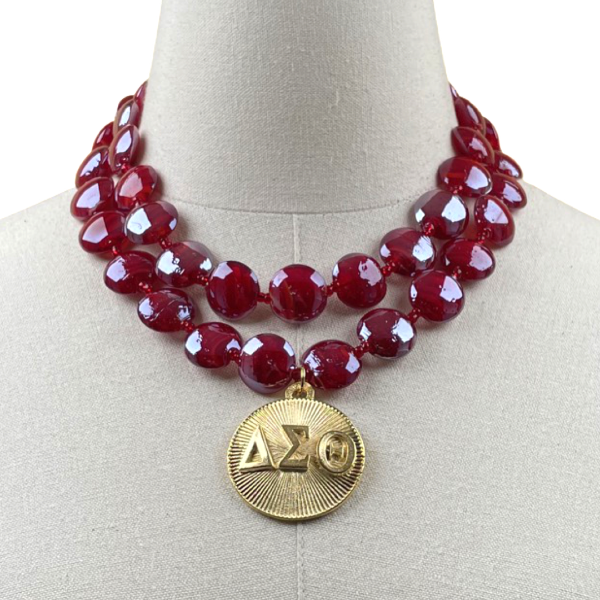 DST Chili Necklace DELTA Necklaces Cerese D, Inc. Gold  