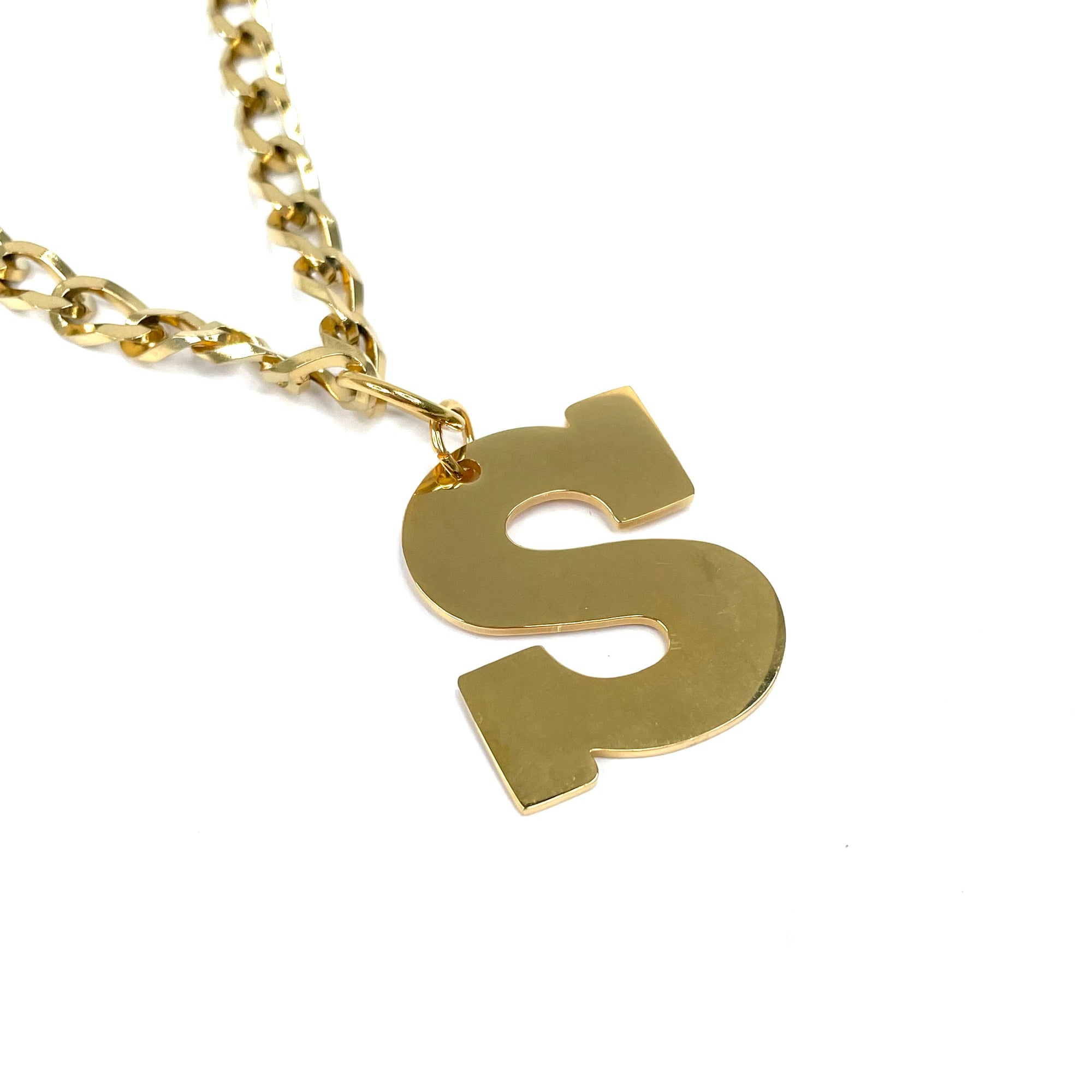 Lettering Legend Necklace Necklaces Cerese D, Inc. Gold S 