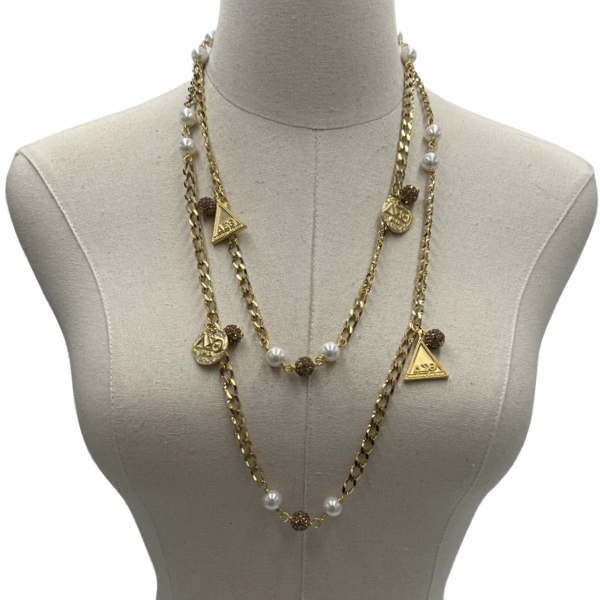 DELTA Classic Chanel Necklace DELTA Necklaces Cerese D, Inc. GOLD  