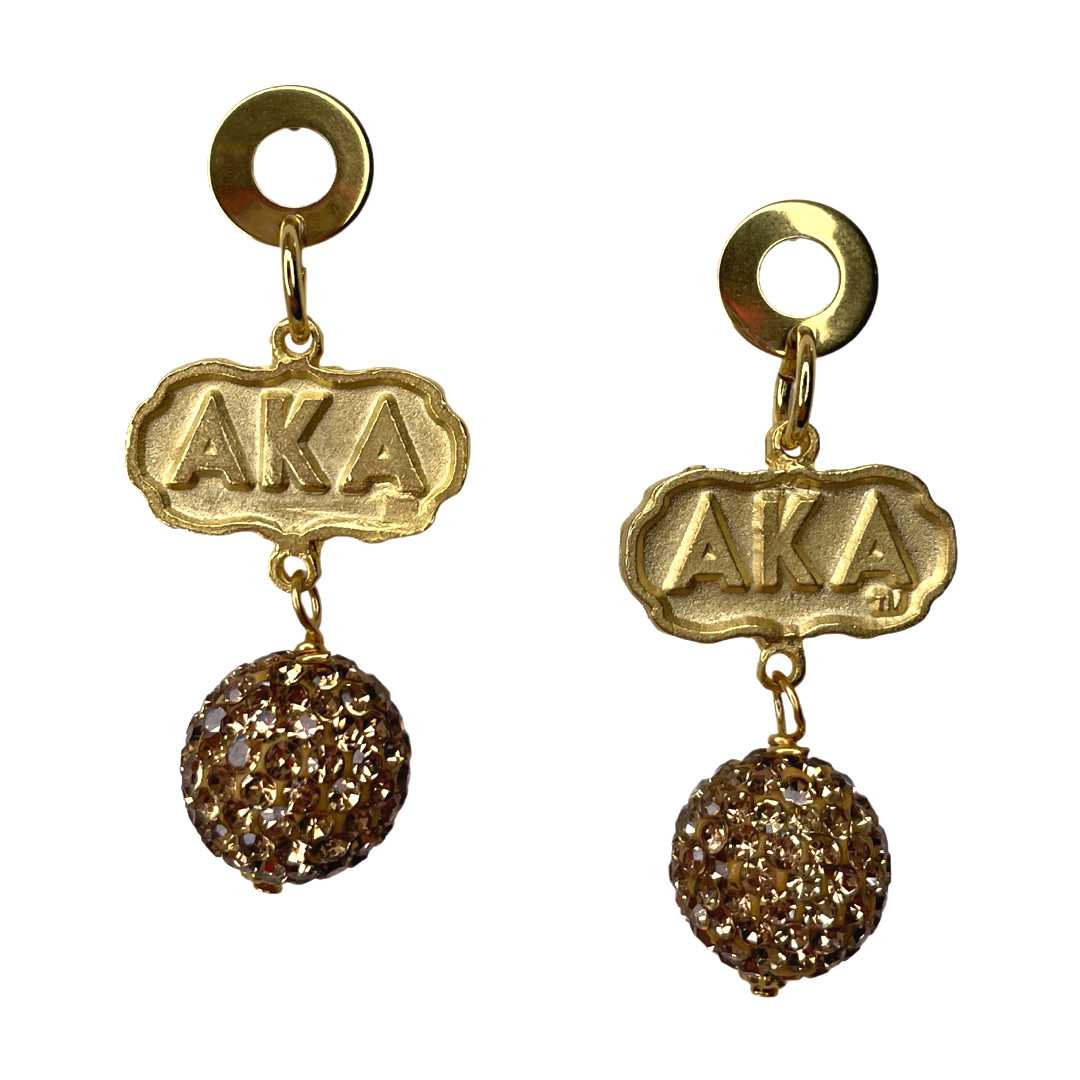 AKA Strong Earring AKA Earrings Cerese D, Inc. Gold  