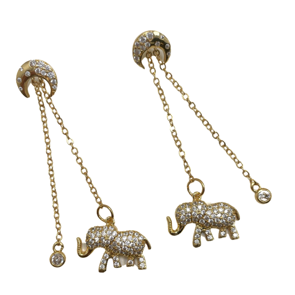 Delta Dangle Elephant Earring Delta Earrings Cerese D, Inc.   