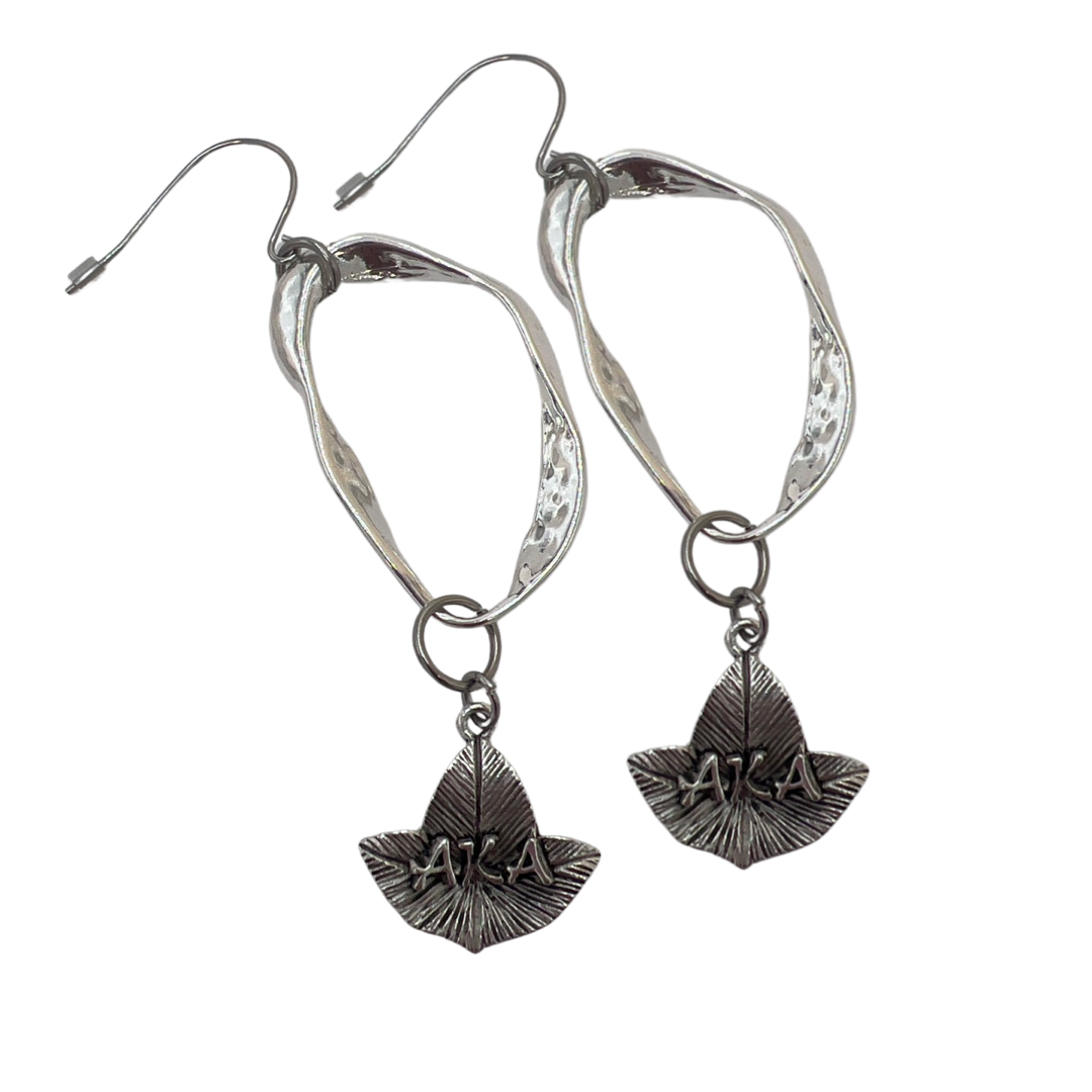 AKA Hoop Ivy Earring AKA Earrings Cerese D, Inc. Silver  