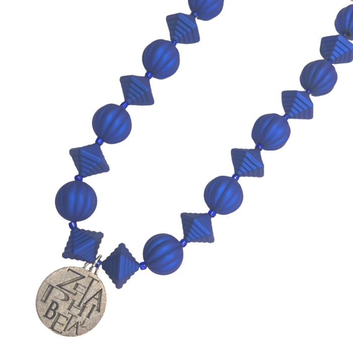 Zeta Love Blue Necklace Zeta Necklace Cerese D Jewelry   