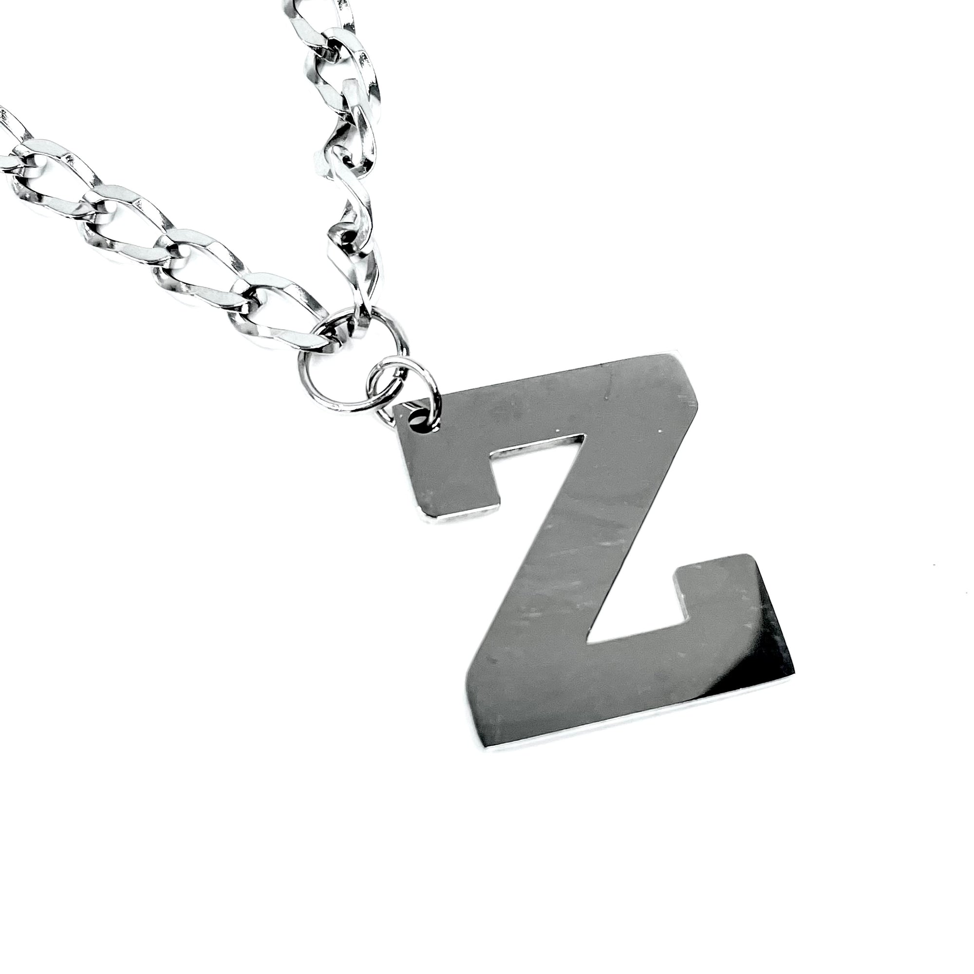 Lettering Legend Necklace Necklaces Cerese D, Inc. Silver Z 