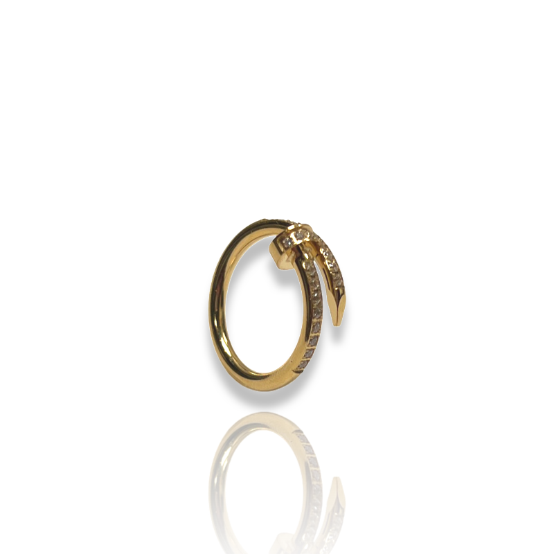 Nailed It Ring Rings Cerese D, Inc. 6 Gold 