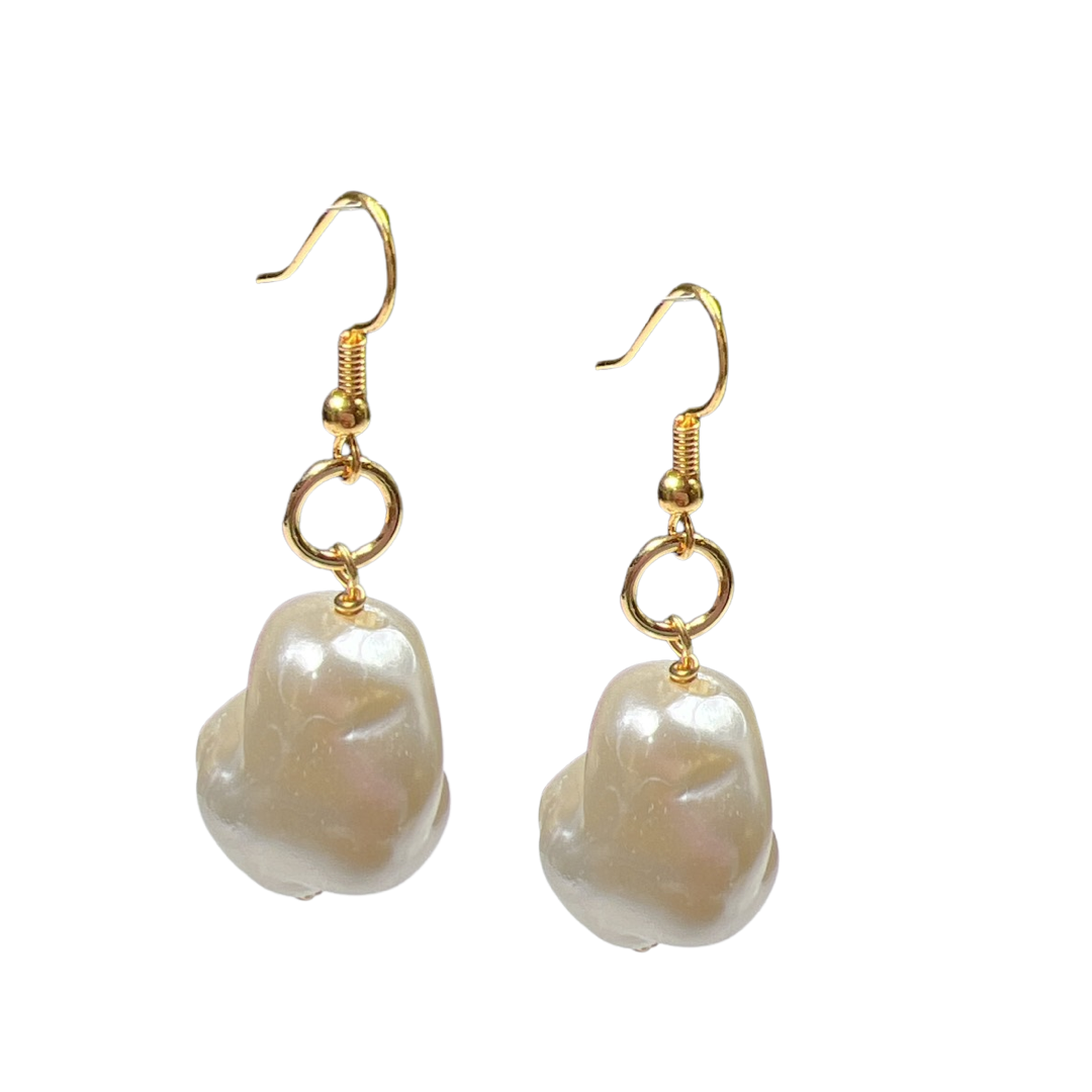 Pillow Earring Earrings Cerese D, Inc. Gold  