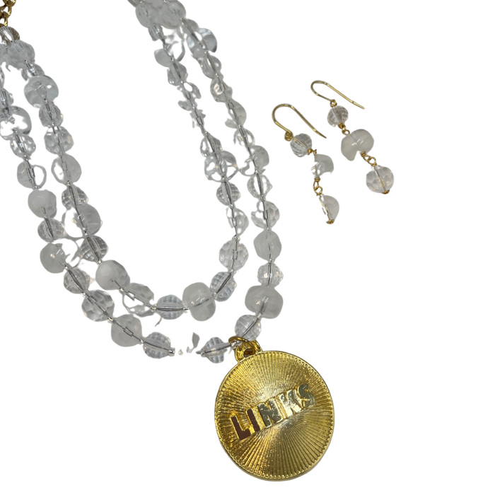 Links Freeze Necklace Links Necklace Cerese D, Inc. Gold  