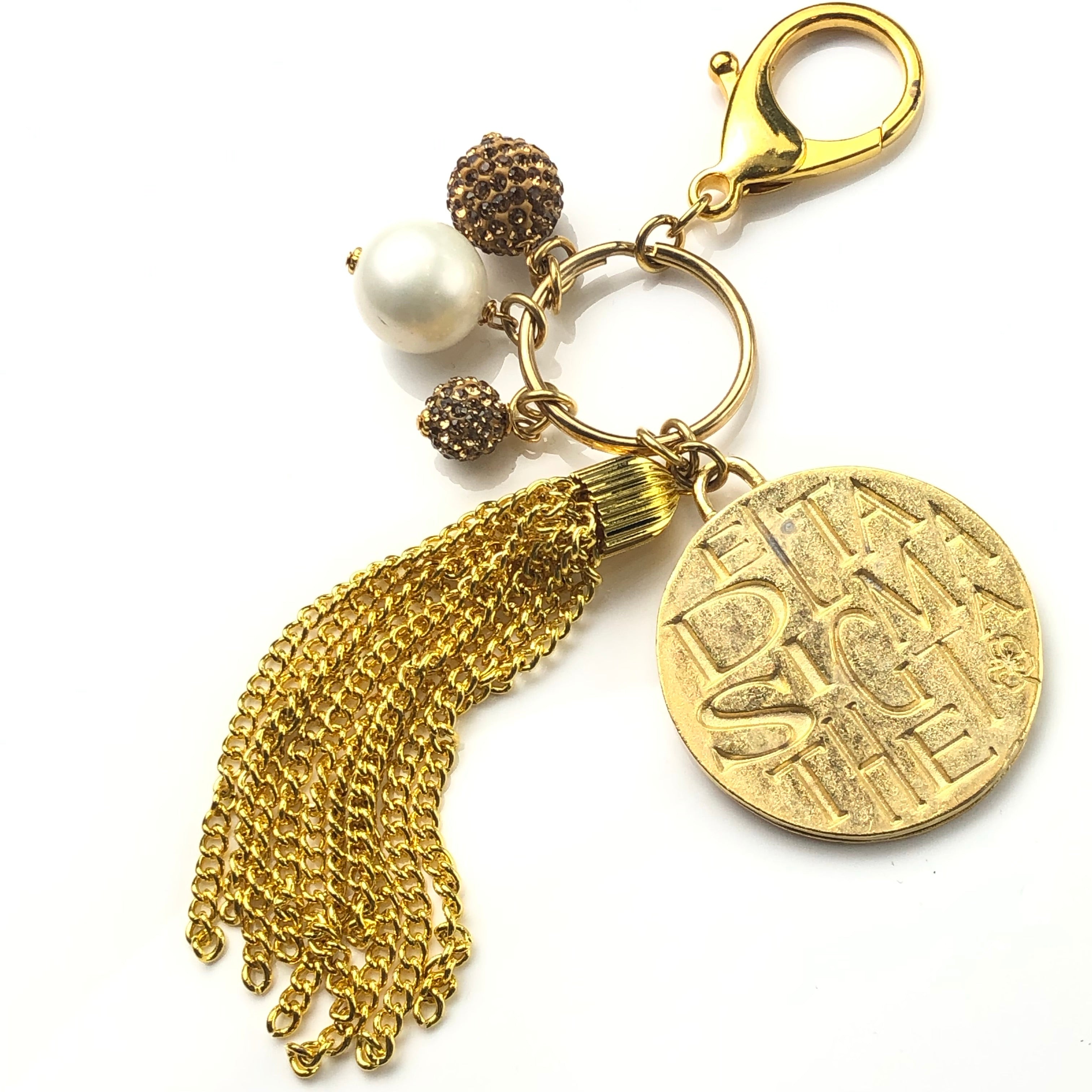 K13147 DELTA Delta Keychain Cerese D, Inc. Gold Funky 