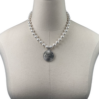 Delta Classic Pearl 10 Necklace DELTA Necklaces Cerese D Jewelry Silver Radiant 