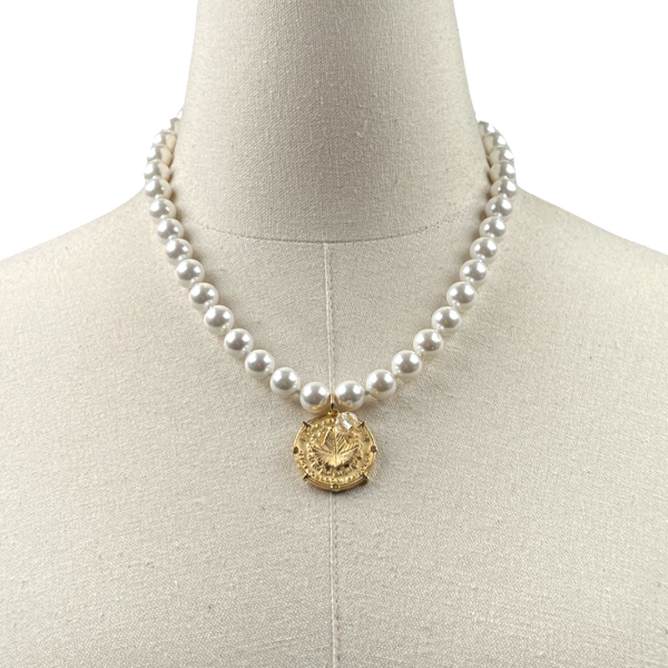 AKA Classic Pearl 10 Necklace AKA Necklaces Cerese D Jewelry Gold Ivy Trust 