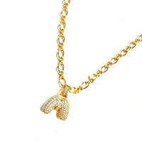 Initial Impression Necklace Necklaces Cerese D, Inc. Gold M 