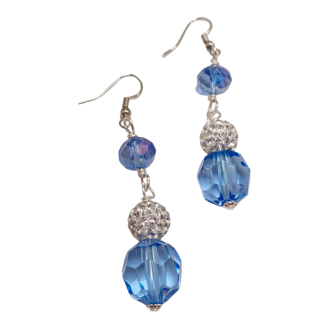 Amicae Light Blue Earring Zeta Earring Cerese D, Inc.   