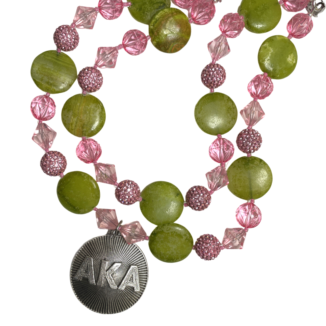 AKA Green Plum Necklace AKA Necklaces Cerese D, Inc.   