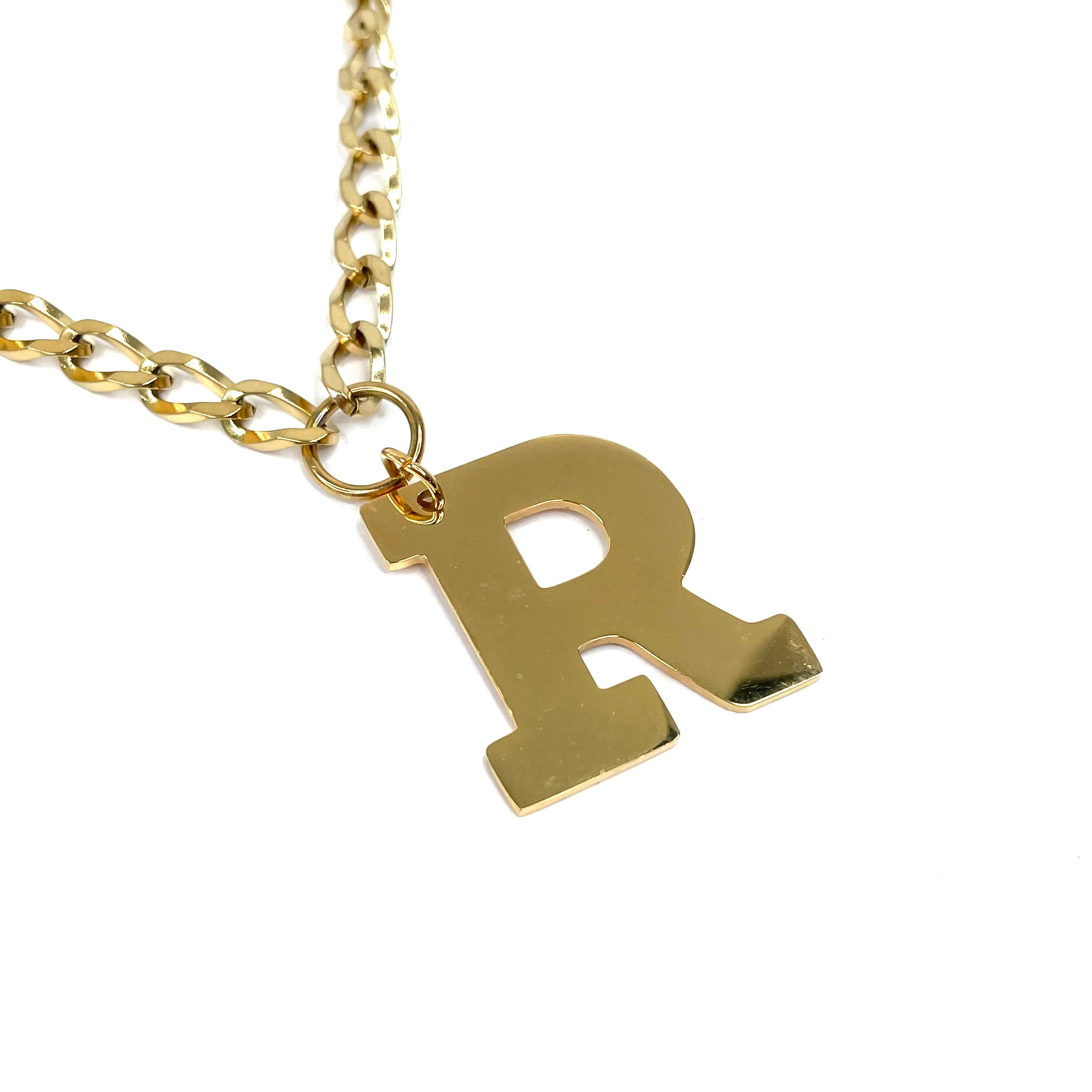 Lettering Legend Necklace Necklaces Cerese D, Inc. Gold R 