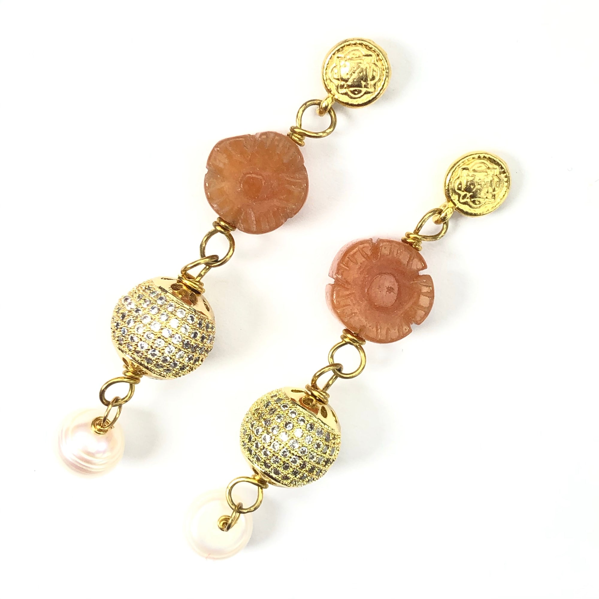 Approaching Goal Earrings Earrings Cerese D, Inc.   