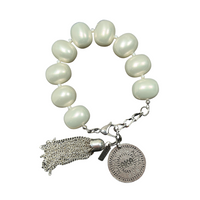 AKA Classic Pearl Bracelet AKA Bracelets Cerese D Jewelry Silver Modern 