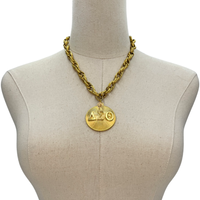 Delta Classic Rope Necklace DELTA Necklaces Cerese D, Inc. Gold Radiant 
