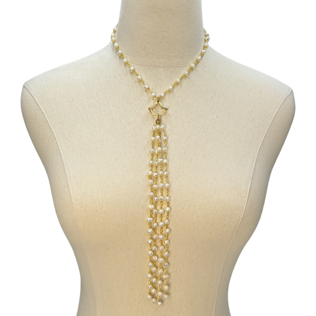 AKA Segovia Tassel Necklace AKA Necklaces Cerese D, Inc.   