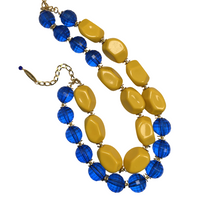 Blue & Gold Rhoyalty SGRHO Necklace Cerese D, Inc.   