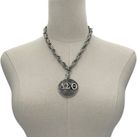 Delta Classic Rope Necklace DELTA Necklaces Cerese D, Inc. Silver Radiant 