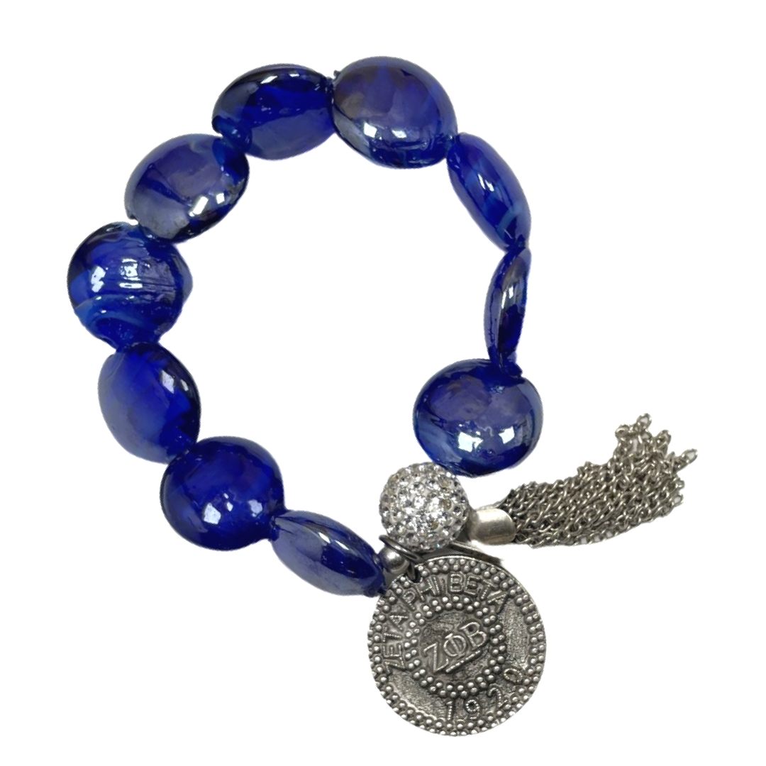 Fine Lady Blue Foil Zeta Necklace Cerese D, Inc.   