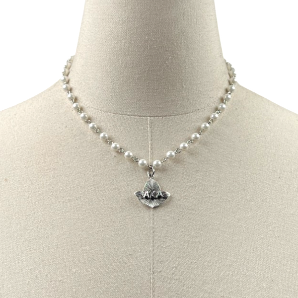AKA Segovia Pearl Necklace AKA Necklaces Cerese D, Inc. Silver  