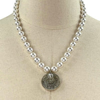 Zeta Classic Pearl 10 Necklace Zeta Necklace Cerese D Jewelry   