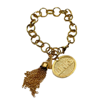 Links Ezelle Bracelet LINKS Bracelets Cerese D, Inc. Gold Oval 