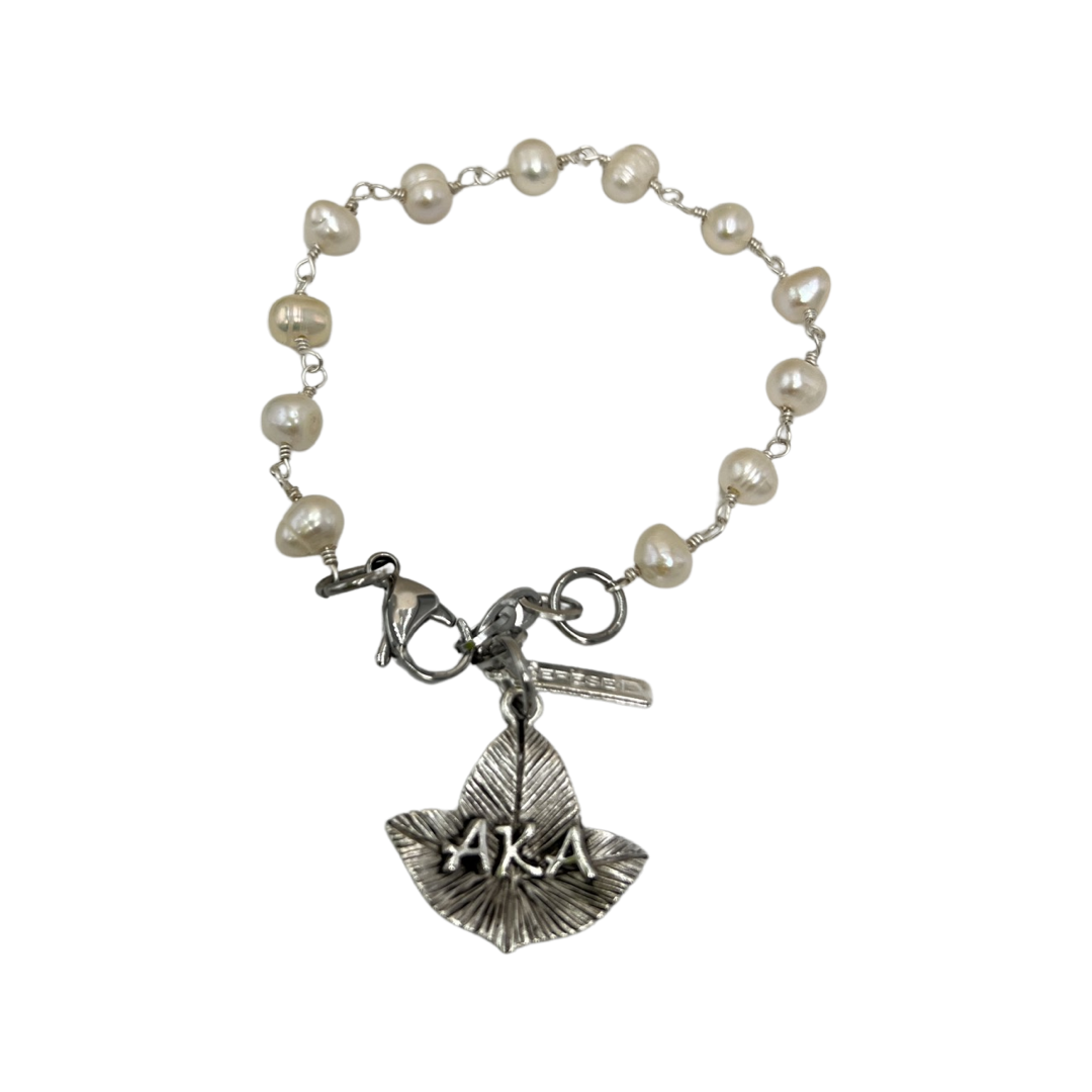 AKA Segovia Pearl Bracelet AKA Bracelets Cerese D, Inc. Silver  