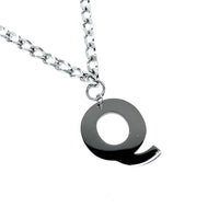 Lettering Legend Necklace Necklaces Cerese D, Inc. Silver Q 