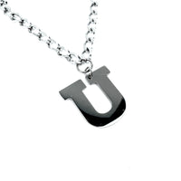 Lettering Legend Necklace Necklaces Cerese D, Inc. Silver U 