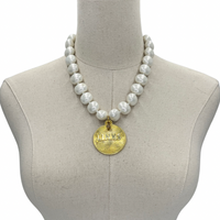 Links Classic Pearl Single Necklace LINKS Necklaces Cerese D Gold Radiant 