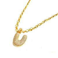 Initial Impression Necklace Necklaces Cerese D, Inc. Gold U 