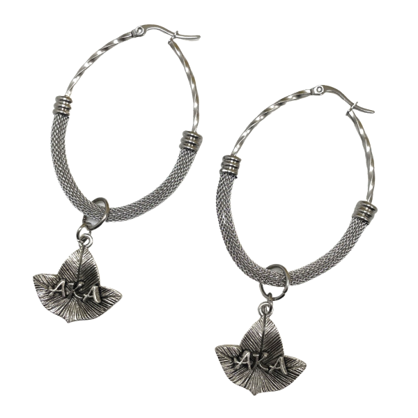 AKA Ivy Persistence Earrings Hoops Cerese D, Inc. Silver  