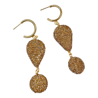 Golden Sands Earrings Earrings Cerese D, Inc. Style C  