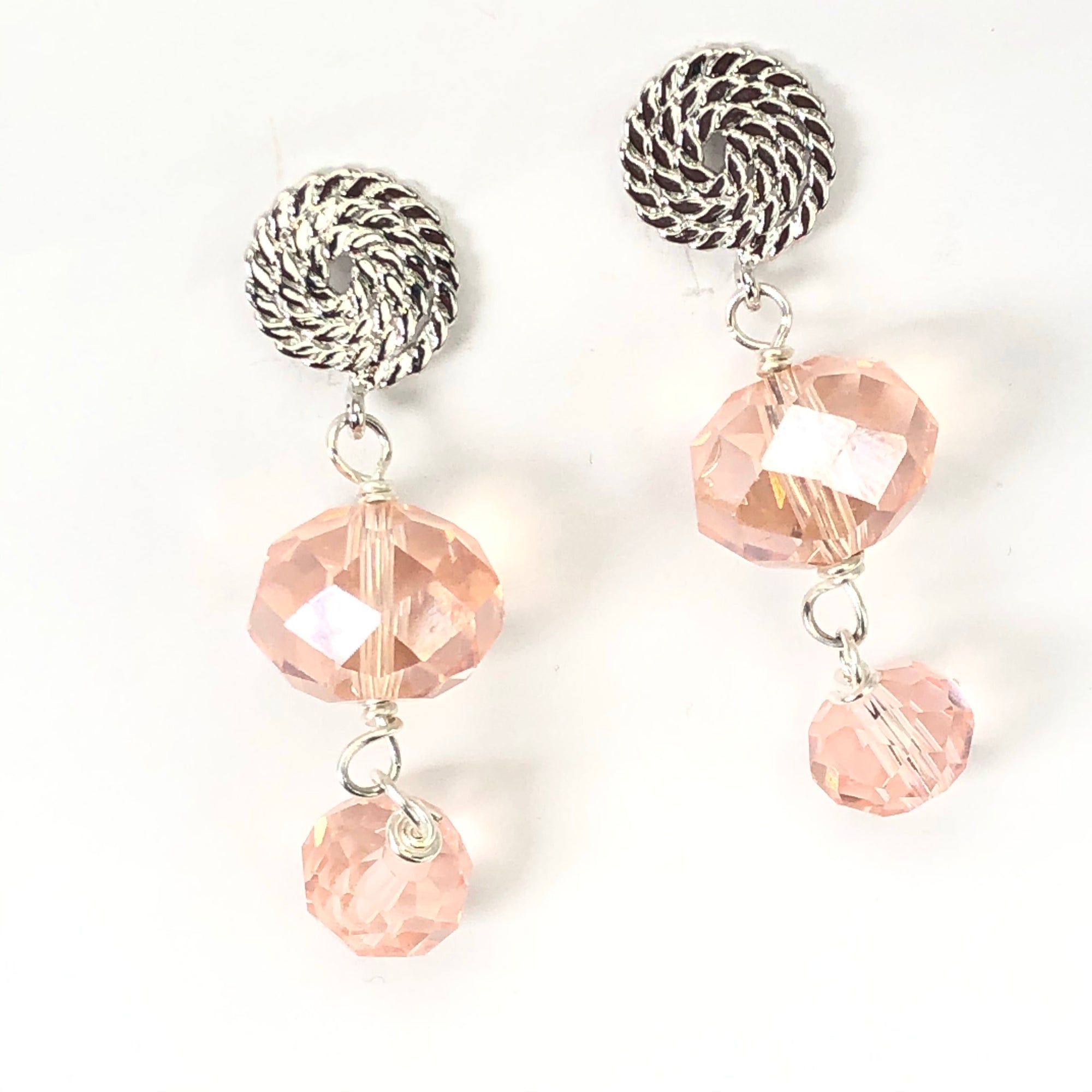 City Lights Earrings Earrings Cerese D, Inc. Silver  