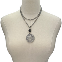 AKA Classic 3 Way Silver Necklace AKA Necklaces Cerese D, Inc.   