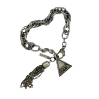 Delta Classic Rope Bracelet DELTA Bracelets Cerese D, Inc. Silver Pyramid 