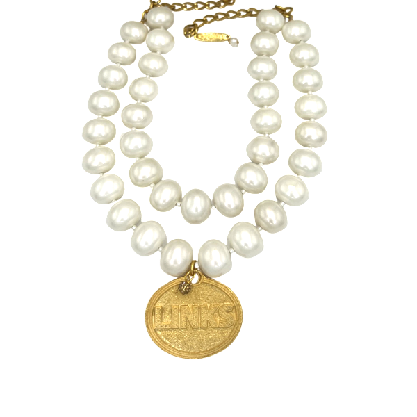 Links Classic Pearl Double Necklace LINKS Necklaces Cerese D   