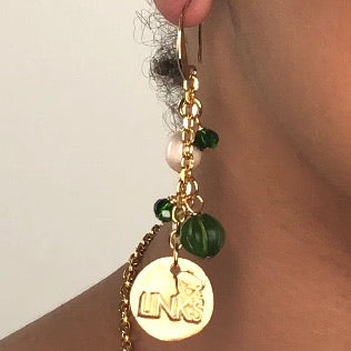 E14138 Links LINKS Earrings Cerese D, Inc. Gold  