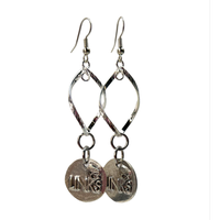 Links Hula Earring LINKS Earrings Cerese D, Inc. Silver  